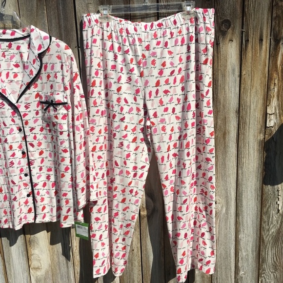NWT Kate Spade Dream A Little Dream Pajamas L - Picture 3 of 8